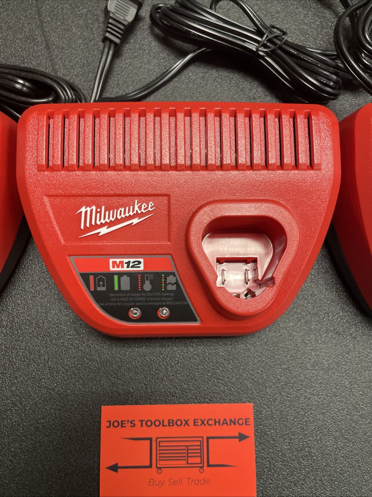 X3 Milwaukee M12 12V Lithium-Ion Battery Charger 48-59-2401