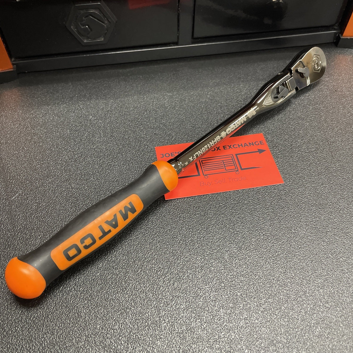 Matco NEW 3/8” Dr. Flex Head Ratchet BFR128NLFx BFR128NLFM ORANGE 12-1/2” 88