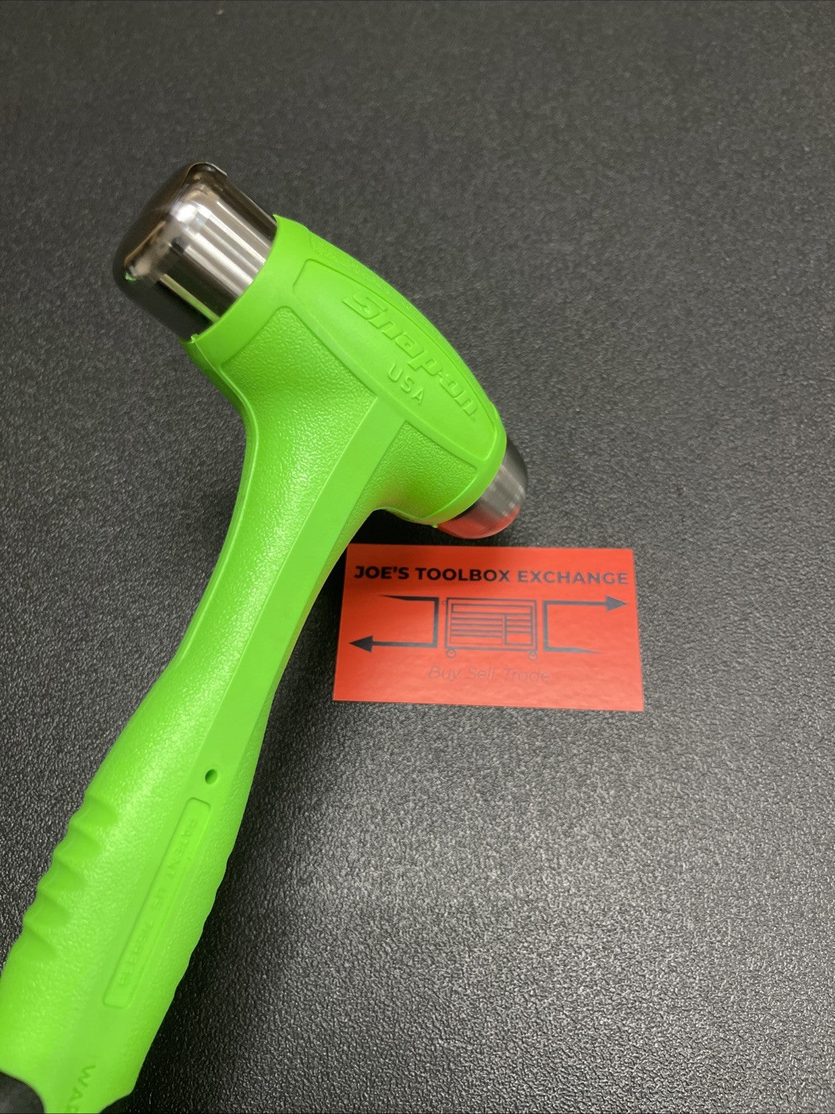 Snap-on Tools USA NEW 24oz/680g GREEN Soft Grip Dead Blow Hammer HBBD24G