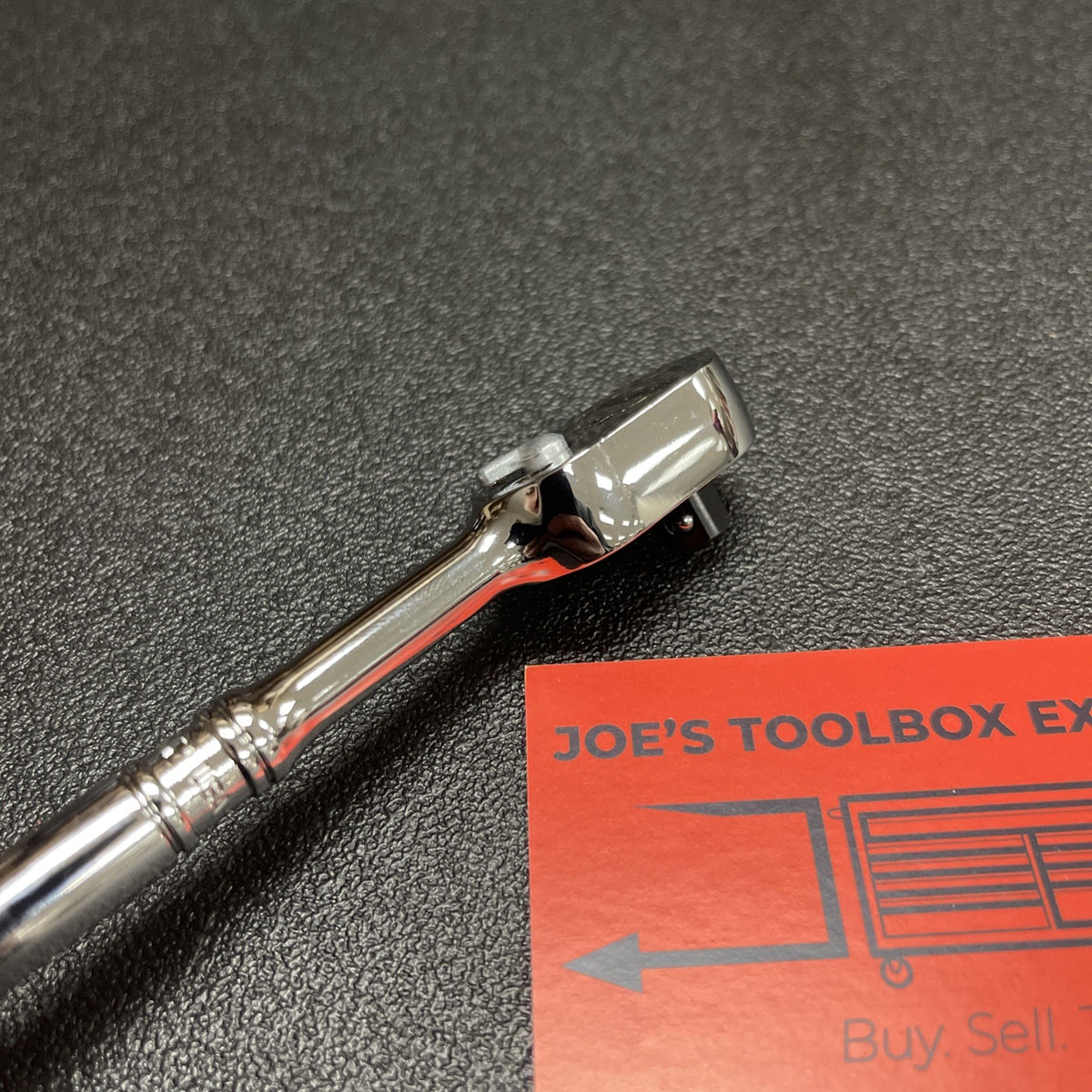 Snap-on Tools USA NEW STYLE 1/4" Drive Fine Tooth Chrome Handle Ratchet T72
