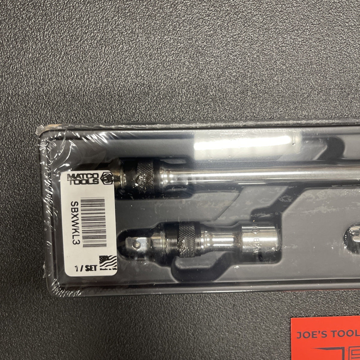 MATCO NEW 3 PIECE 3/8" DRIVE LOCKING WOBBLE EXTENSION SET Part No. SBXWKL3