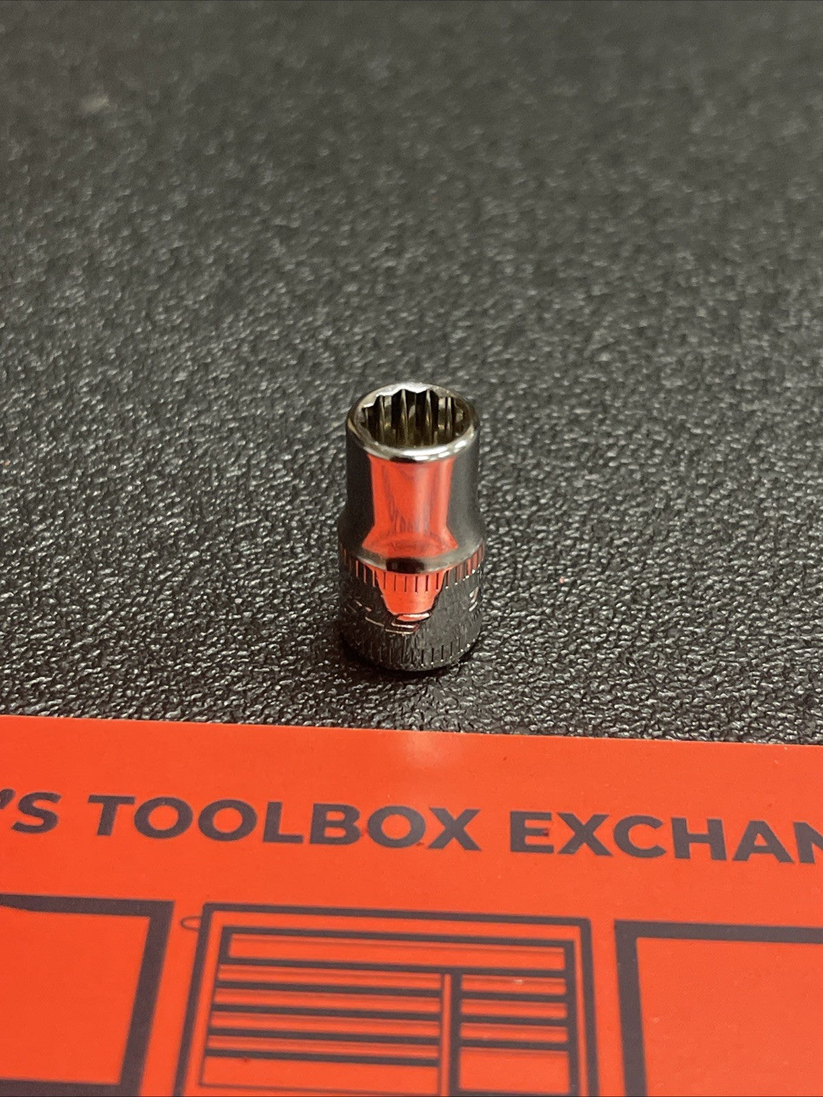 Snap-on Tools USA NEW 1/4" Drive 7mm Metric Shallow 12 POINT Chrome Socket TMMD7