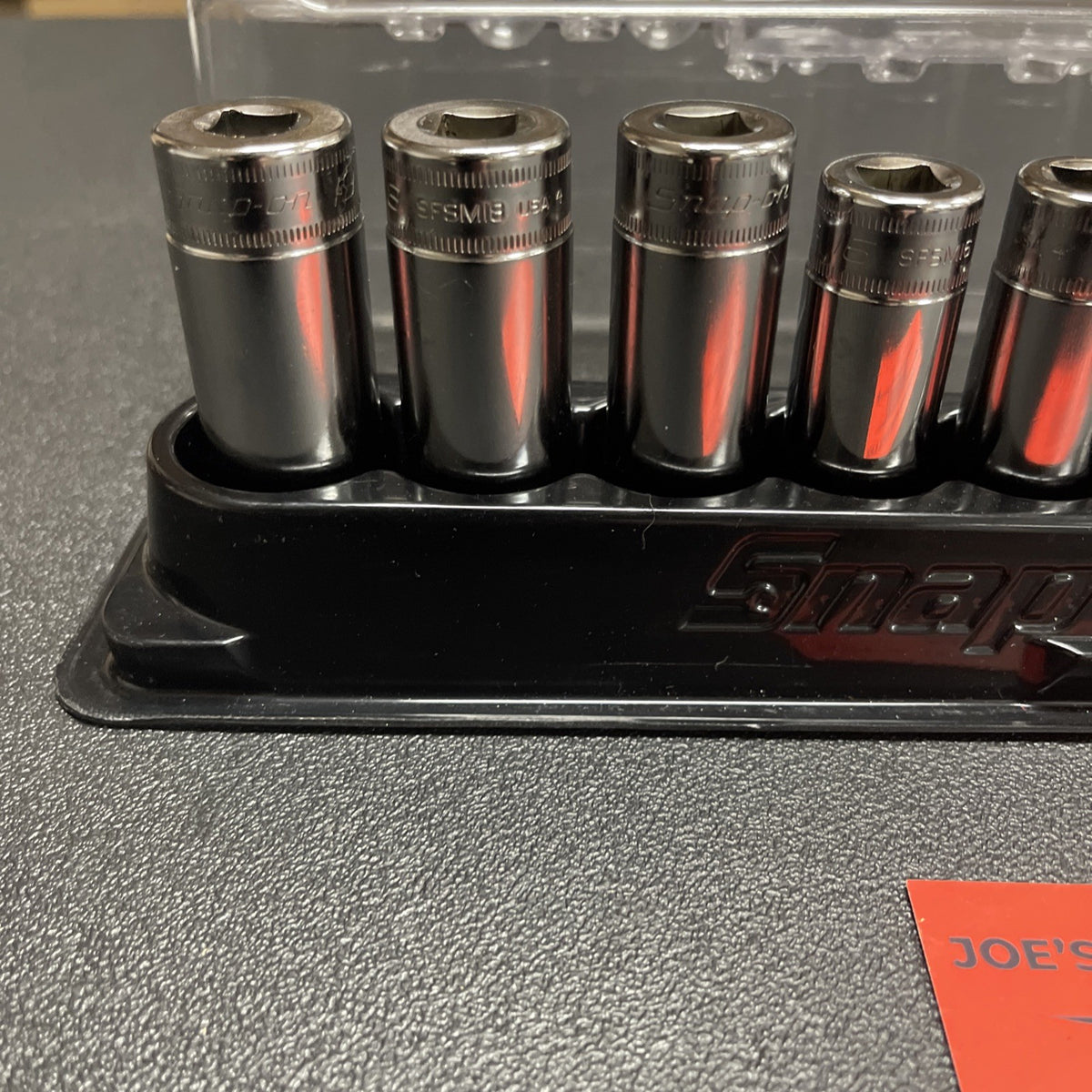 Snap-on MINT! 212SFSMY 12 Piece Metric Deep Socket Set