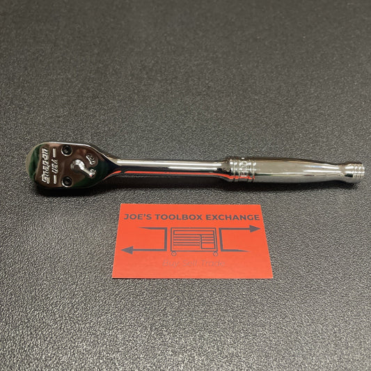 Snap-on Tools USA NEW 3/8" Drive 100 TOOTH Standard Handle Chrome Ratchet F100
