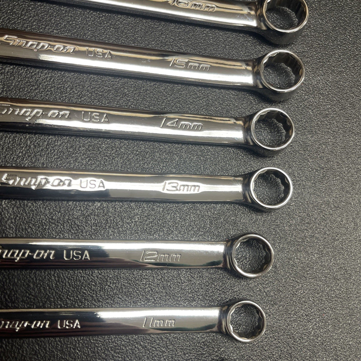 Snap-on Tools USA NEW 13pc Metric 12-Point FLANK DRIVE PLUS Wrench Set SOEXM713