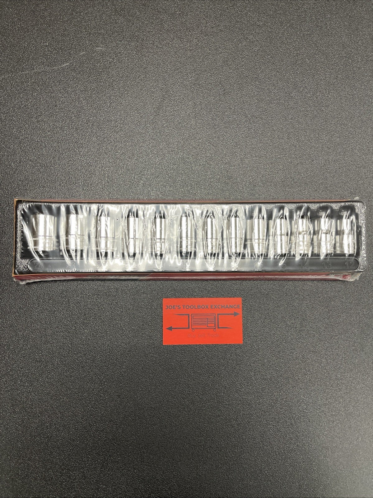 Snap-on Tools USA NEW 13pc 1/2" Drive METRIC 6 Point Shallow Socket Set 313TWMYA