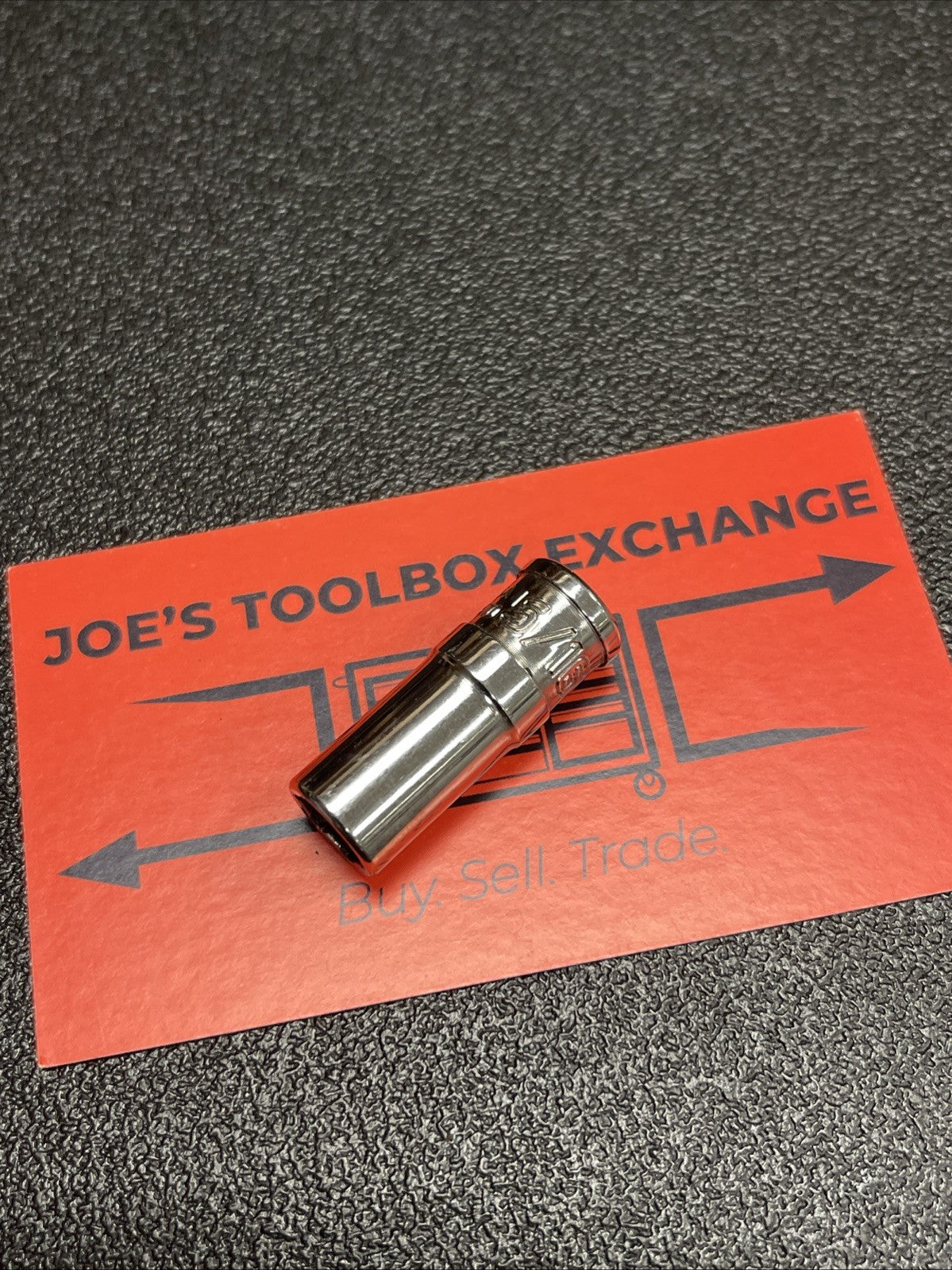 Snap-on 1/4" Drive 6-Point SAE 5/16" Flank Drive Xtra Semi-Deep Socket YTMS10