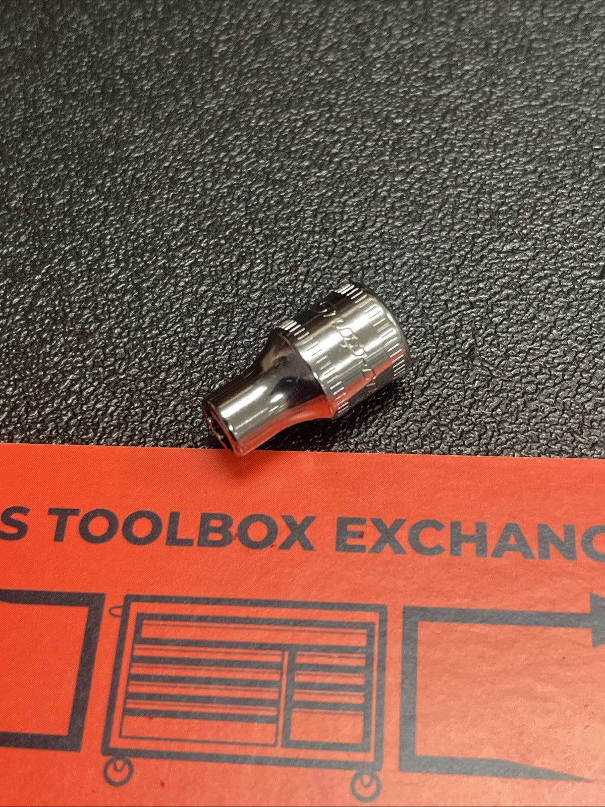 Snap-on Tools USA NEW 1/4" Drive 5mm Metric Shallow 12 POINT Chrome Socket TMMD5