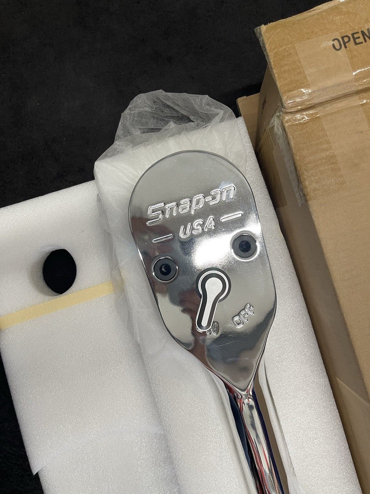 Snap on PROMO Ratchet Prop Display F100 Wall Mount, Man Cave collector Tool