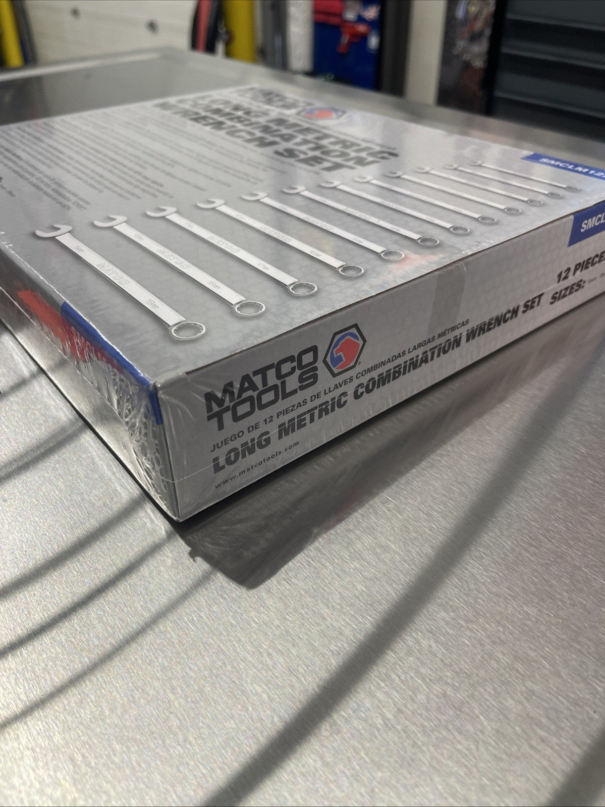 MATCO   SMCLM122K 12 pc.  Long combination  wrench set Metric 8 -19mm  New