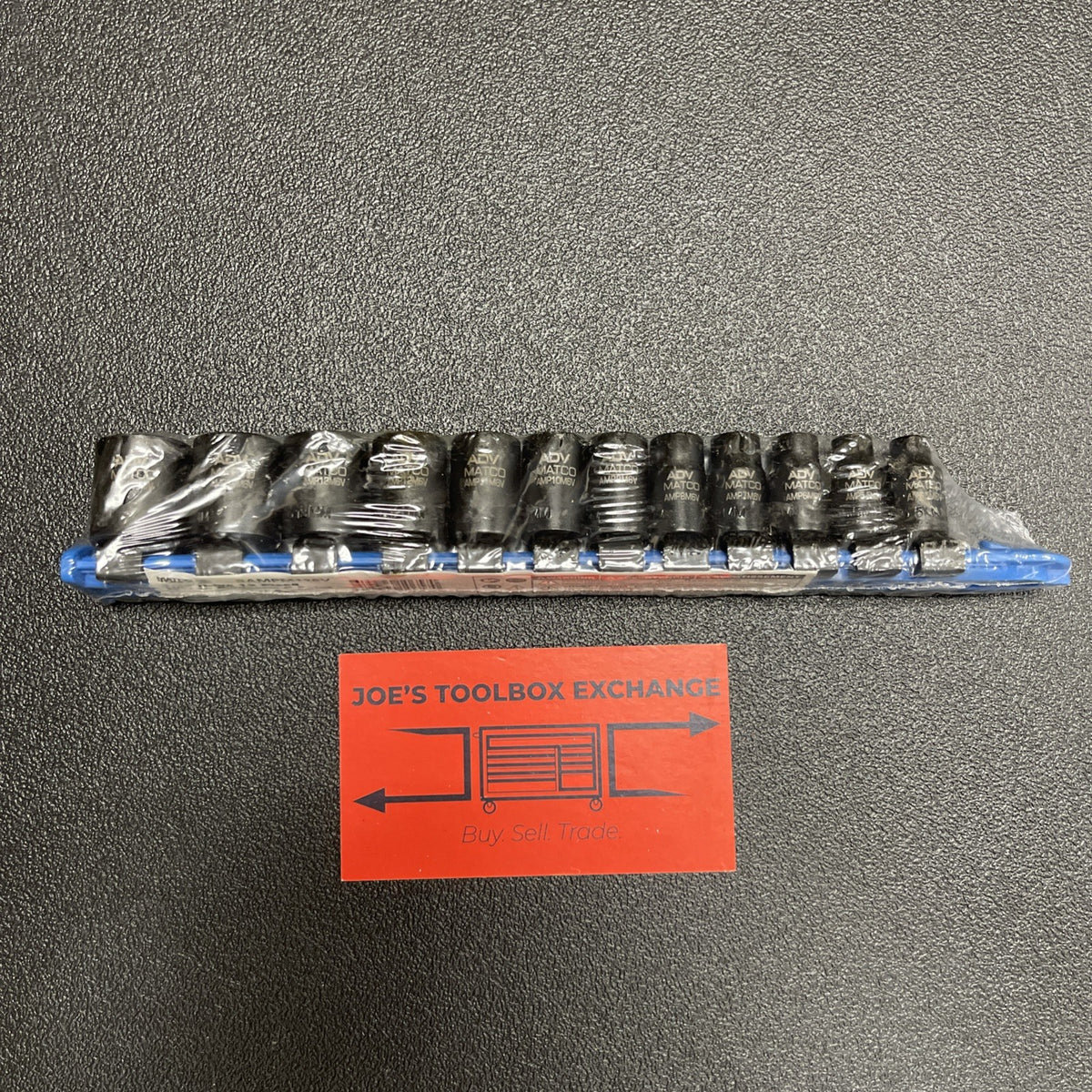 Matco Tools NEW SAMPM126V 1/4" Metric 6-Point Magnetic Impact Socket Set