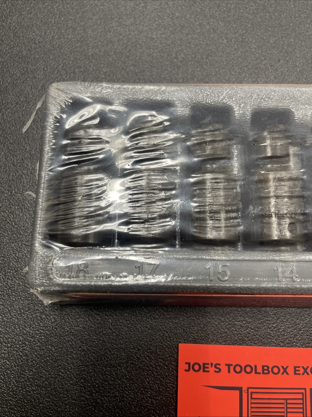 Snap-on 207ripfm 3/8 dr 6 point metric swivel low profile impact 10,12-15,17,18