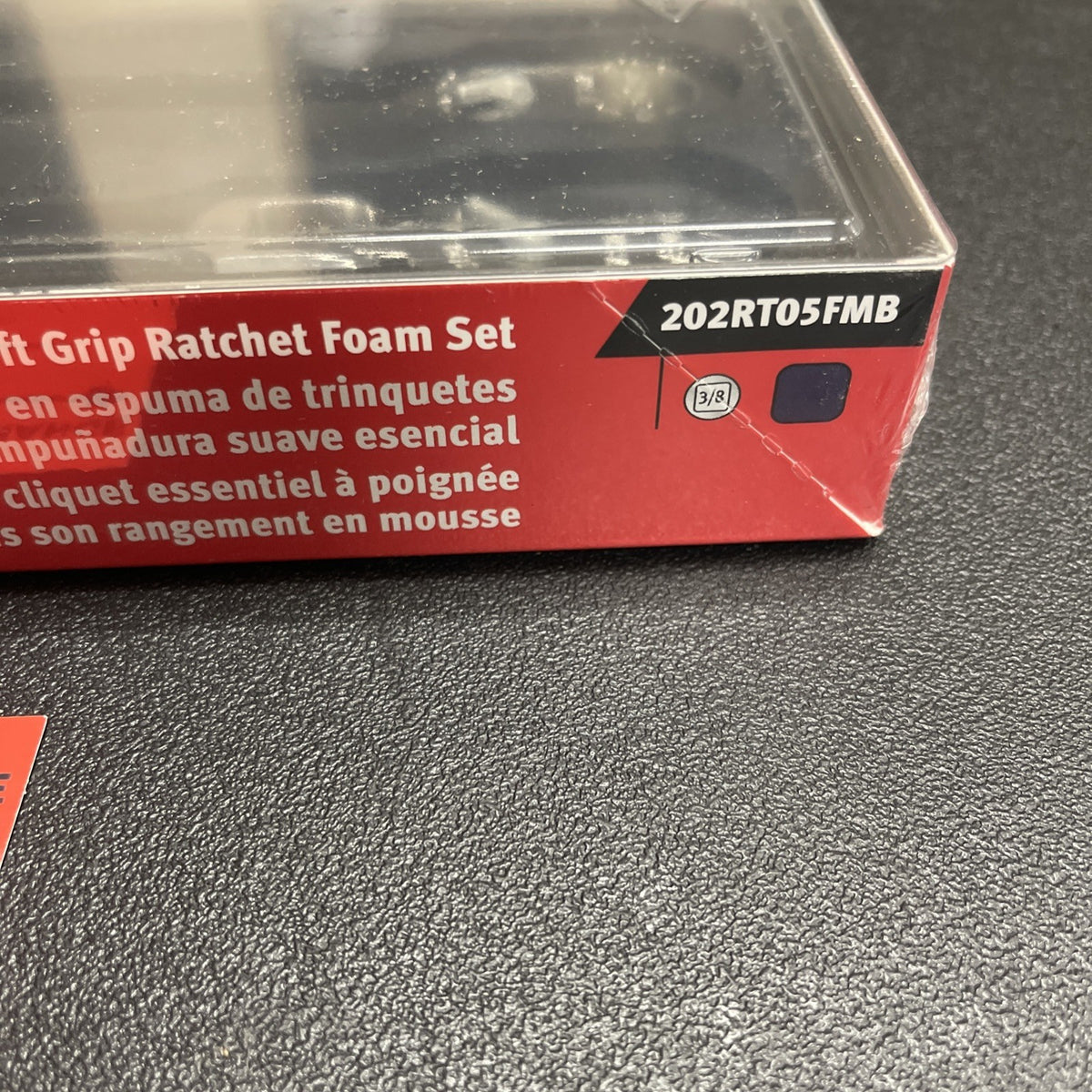SNAP ON TOOLS  2Pc 3/8" Power Blue Soft Grip Foam Ratchet Set 202RT05FMB