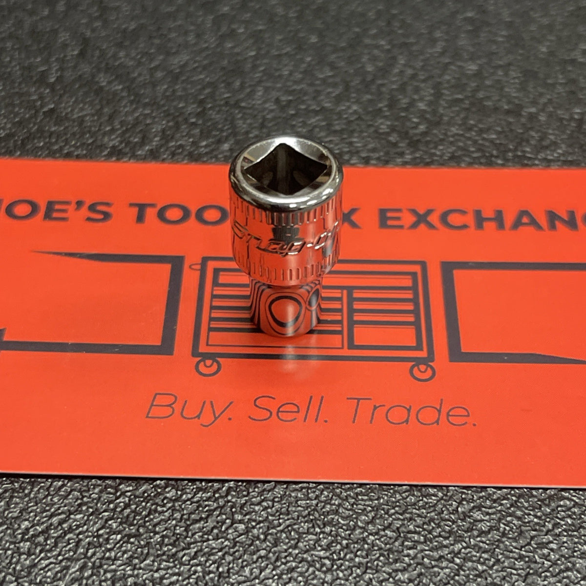 Snap-On Tools USA TMM5.5  1/4" Drive 5.5mm 6pt Point Shallow Chrome Socket Nice