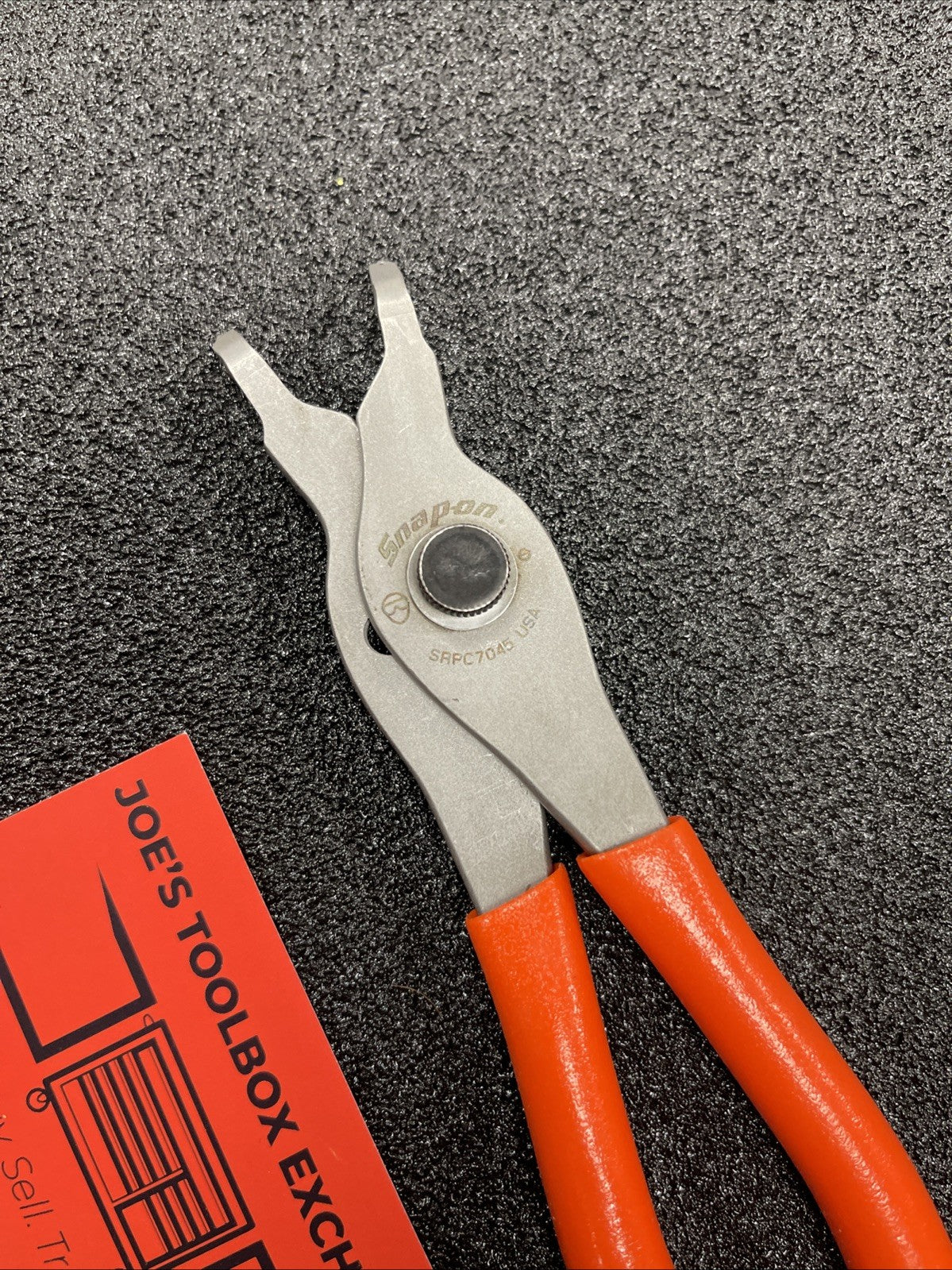 Snap-on Tools USA NEW ORANGE 45° Tip .070 Snap Ring Pliers SRPC7045