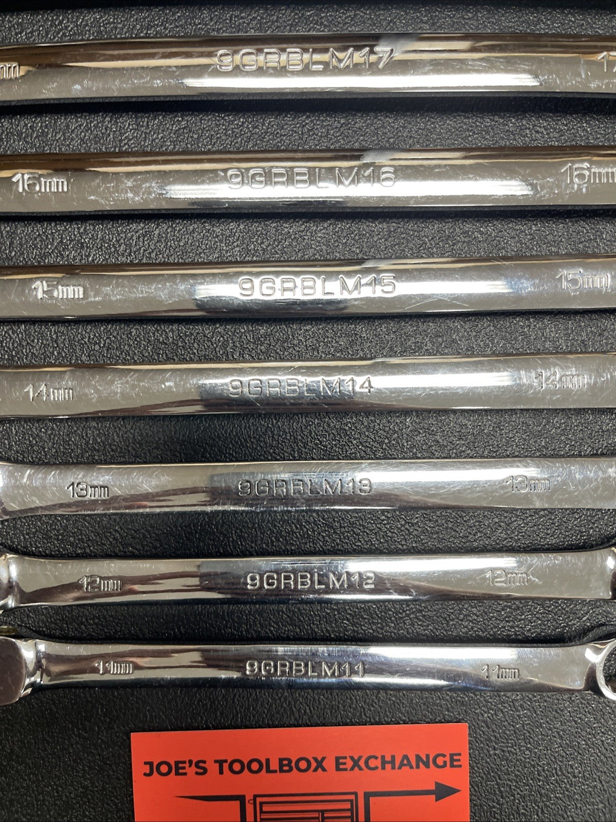 Matco GRBLM 10 Piece Metric Ratcheting Double Box Wrench Set 11MM- 19MM