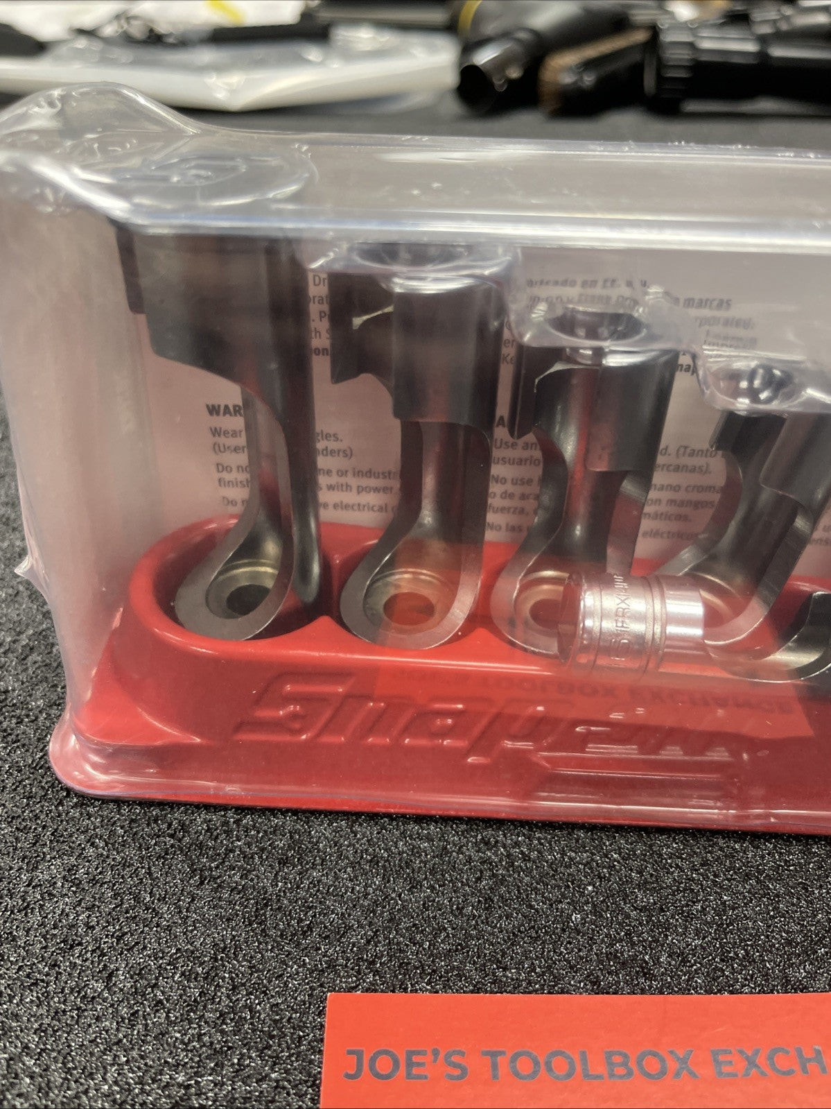 Snap-on Tools USA NEW 7pc 3/8" Drive SAE Deep 6pt Flare Nut Socket Set 207FRX