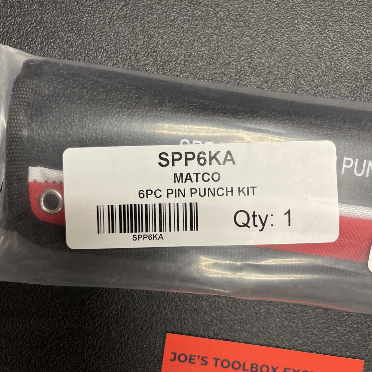 NEW MATCO Tools USA Pin Punch Set Lot Straight Roll Red Storage Pouch 6pc SPP6KA