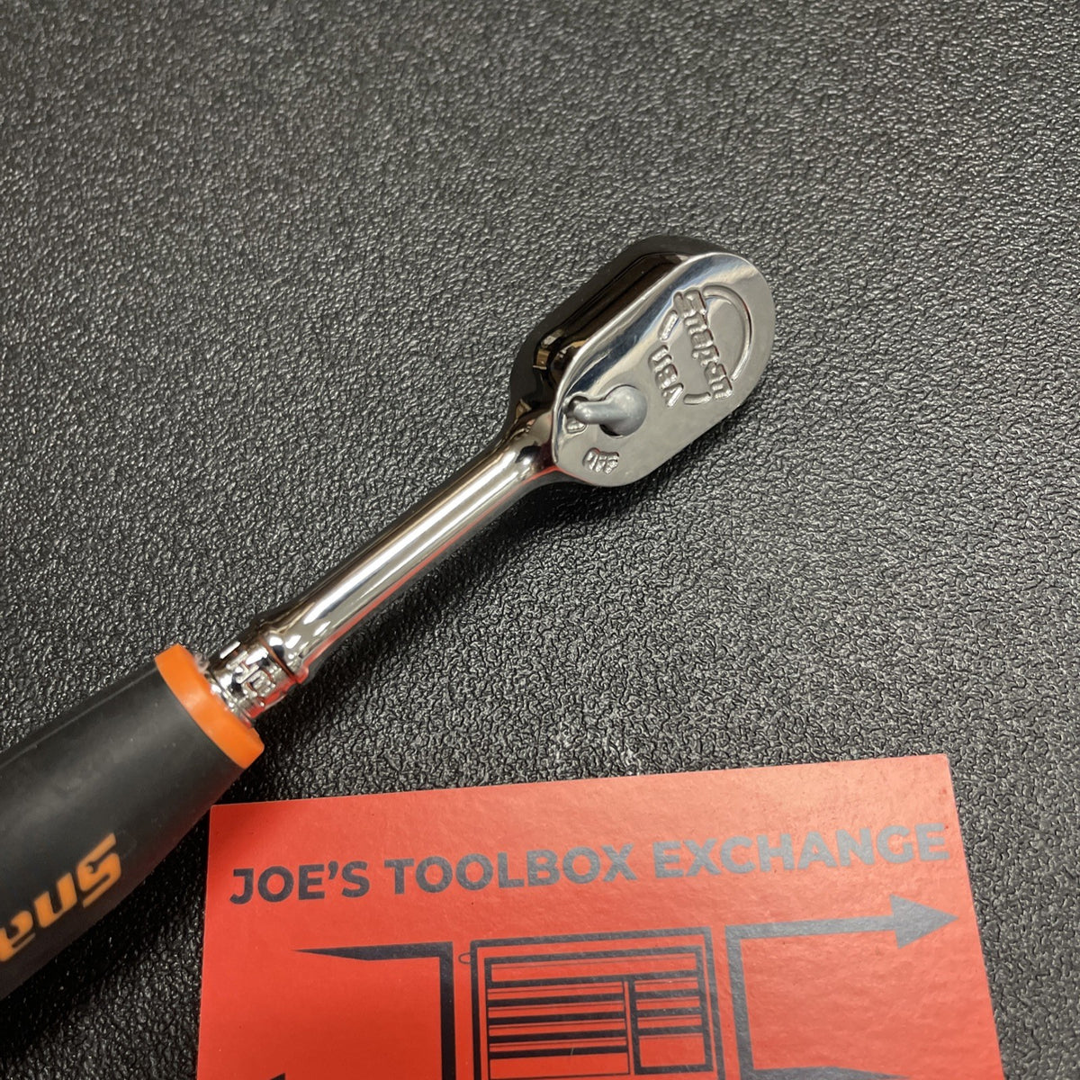 Snap-on Tools USA NEW 3/8" Drive Orange SMALL BODY Fixed-Head Ratchet FHCL72