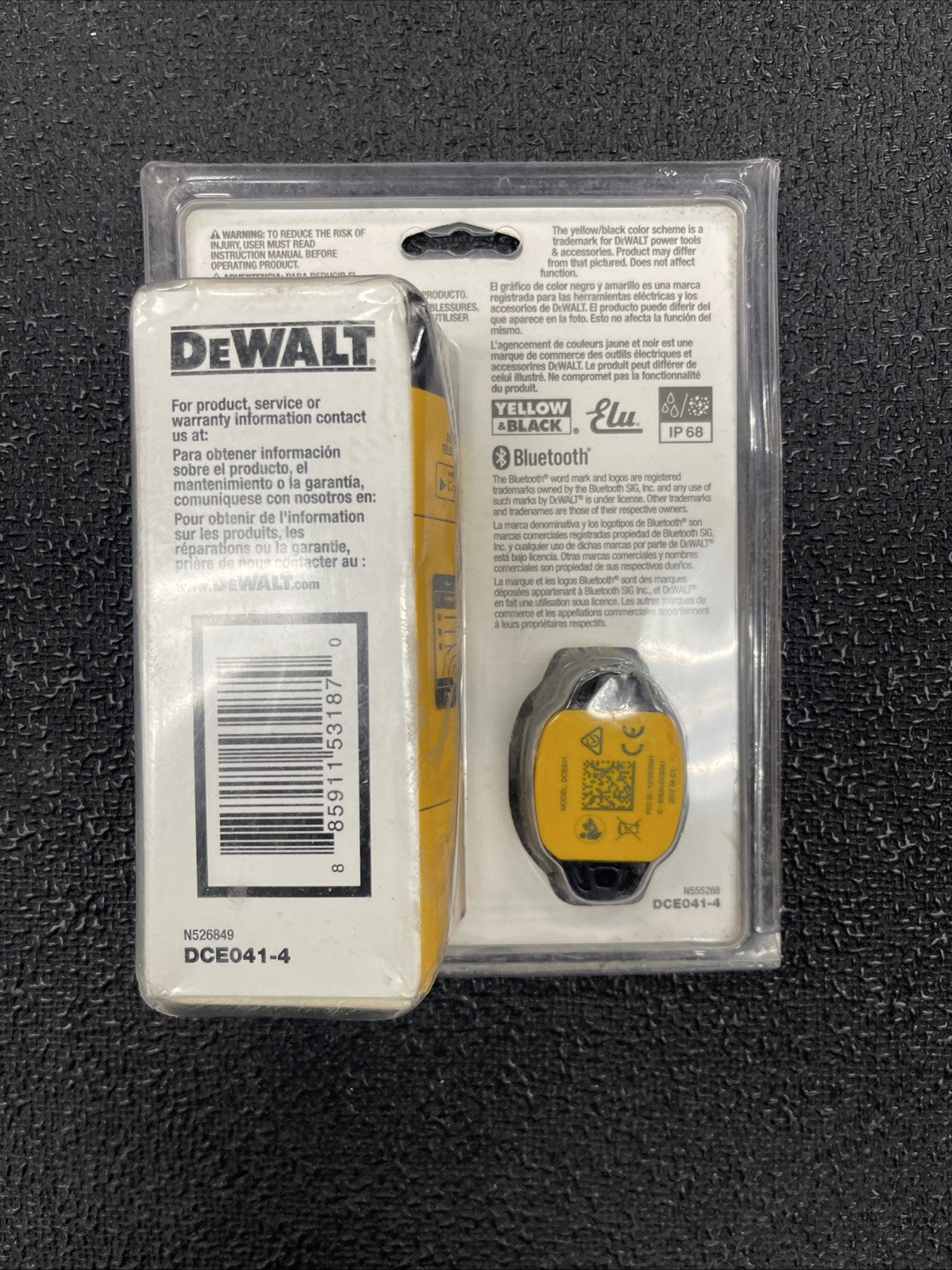 NEW! DeWALT Bluetooth Tracker Tool Connect Tags (4 pack)  DCE041-4 M2