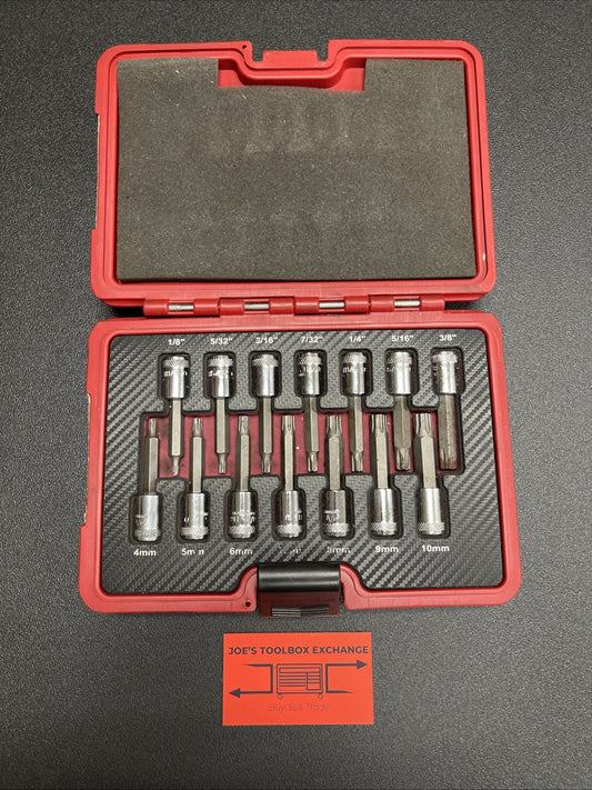 Mac Tool Sxh14rbrt 14pc Sae / Metric Hex Driver Set Rbrt Grip edge