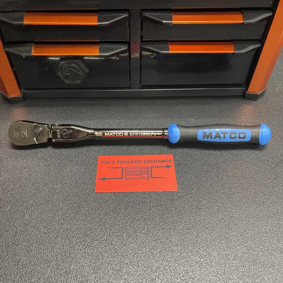 Matco NEW 3/8” Dr. Flex Head Ratchet BFR128NLFx BFR128NLFB BLUE 12-1/2” 88