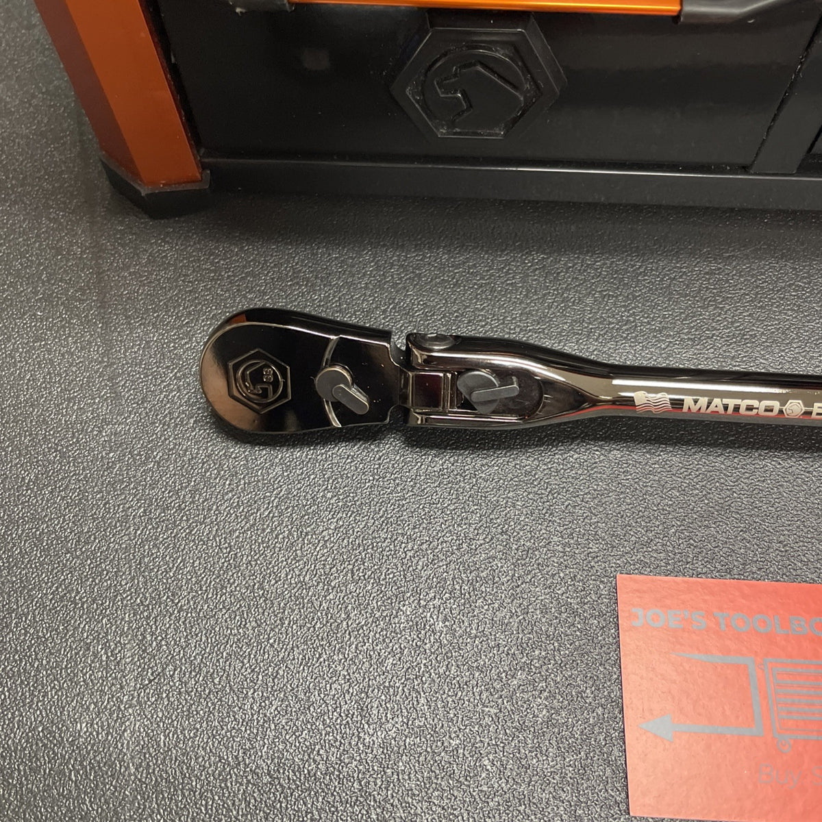Matco NEW 3/8” Dr. Flex Head Ratchet BFR128NLFx BFR128NLFM ORANGE 12-1/2” 88