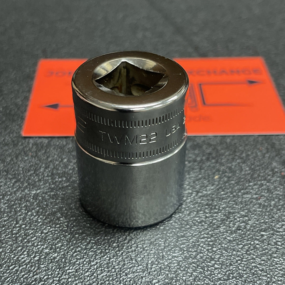 Snap-on Tools USA NEW 1/2" Drive 6-POINT Metric 22mm Shallow Socket TWM22