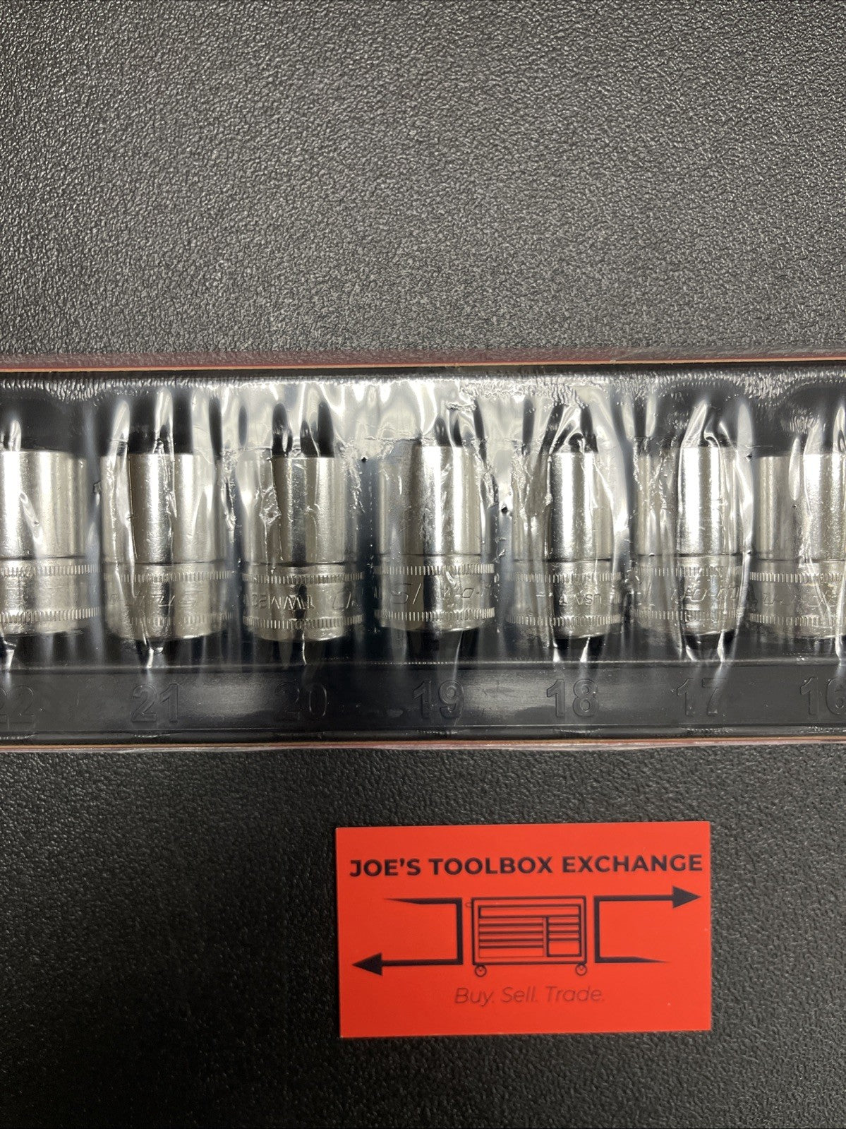 Snap-on Tools USA NEW 13pc 1/2" Drive METRIC 6 Point Shallow Socket Set 313TWMYA