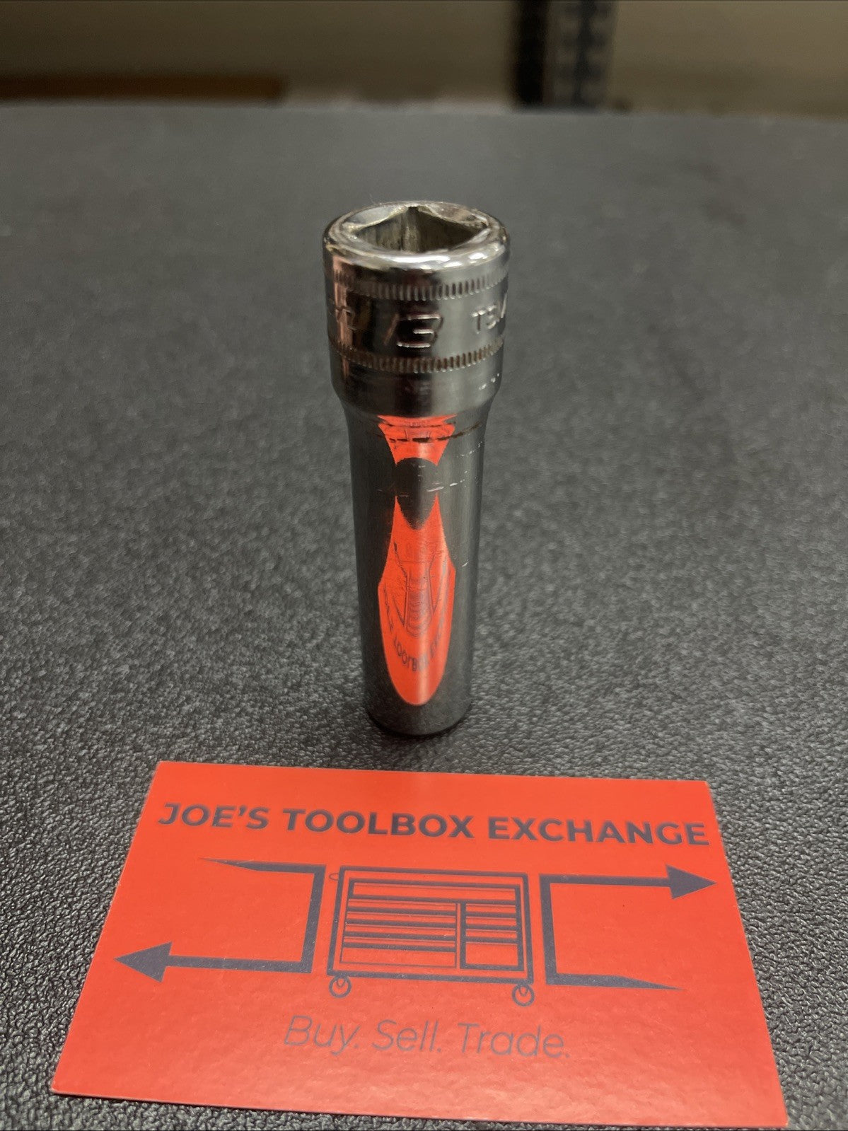 SNAP ON TOOLS USA 1/2" Drive 13mm Metric  6 Point Deep Chrome Socket TSM13A