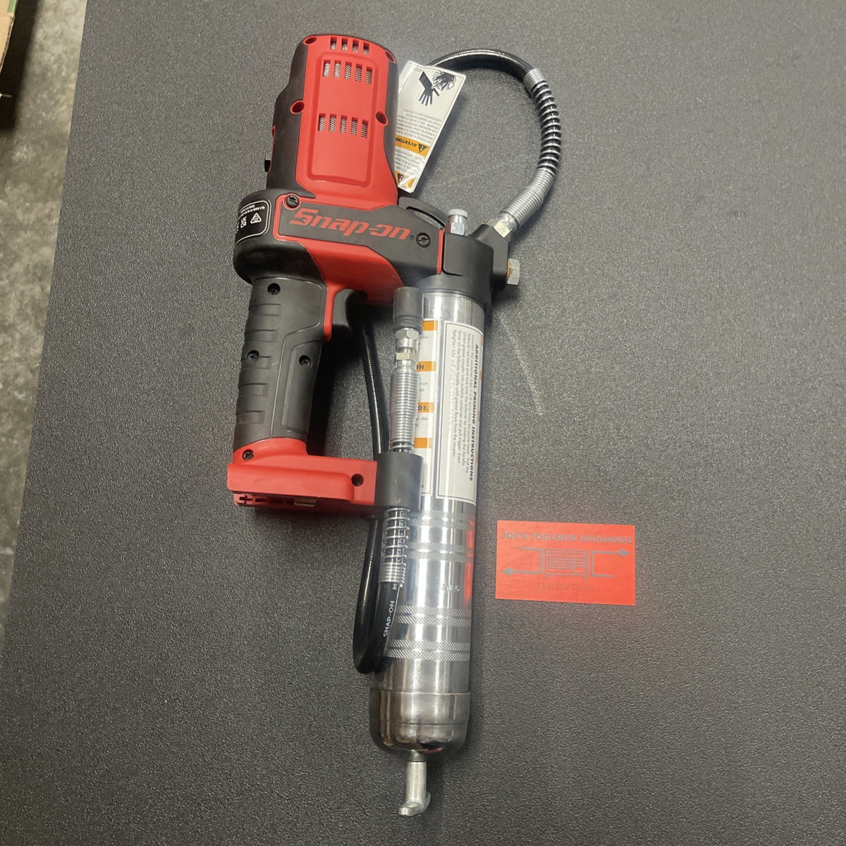 Snap-On Tools CGG8850A 18V Cordless Grease Gun Red, 7500psi