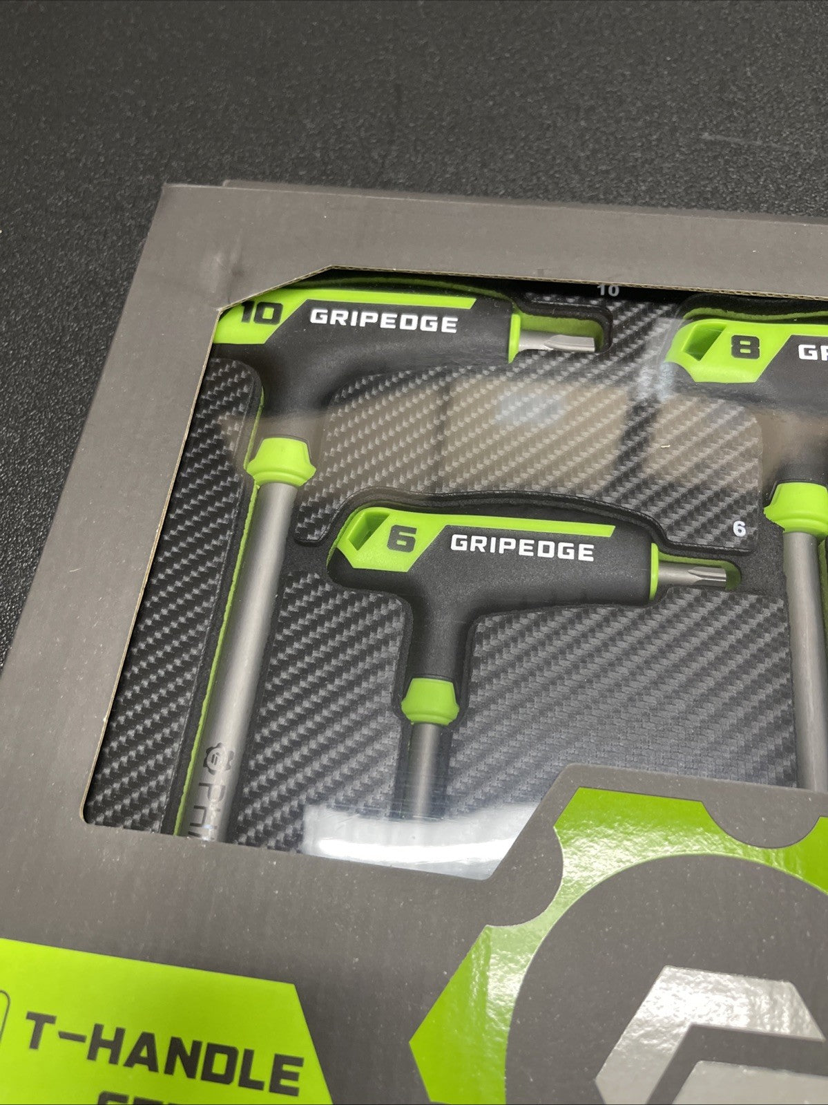 GRIPEDGE 8-PC METRIC HEX T-Handle Driver Set | Sizes - 2, 2.5, 3, 4, 5, 6, 8,...