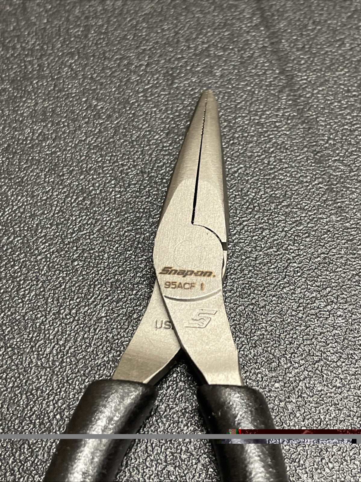 Snap-on Tools USA NEW BLACK 6" Soft Grip Talon Grip Needle Nose Pliers 95ACFBK