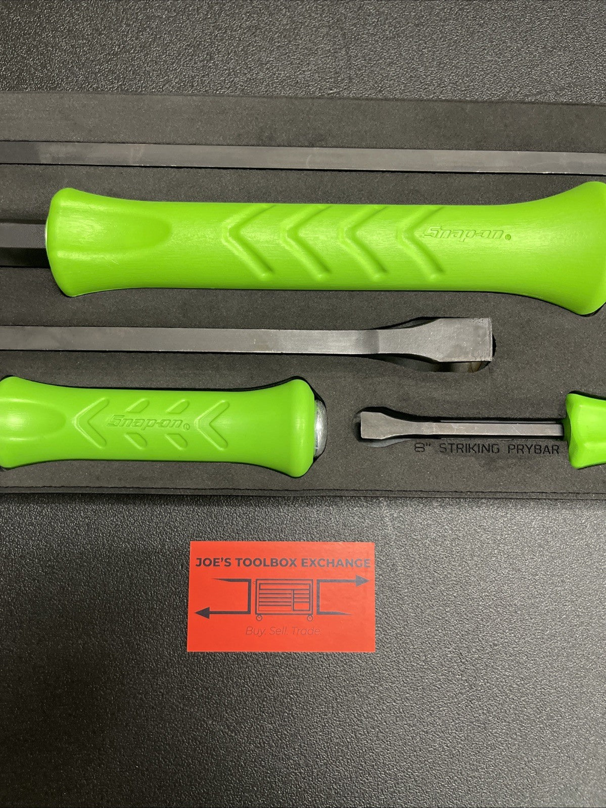 Snap-on USA 5-Piece Green Striking Prybar & Chisel Foam Set SPBSDC705DTFG