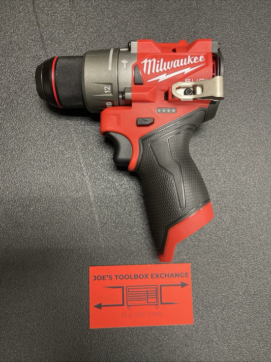 Milwaukee 3404-20 M12 FUEL 12V Brushless 1/2" Hammer Drill Driver Tool Only NEW