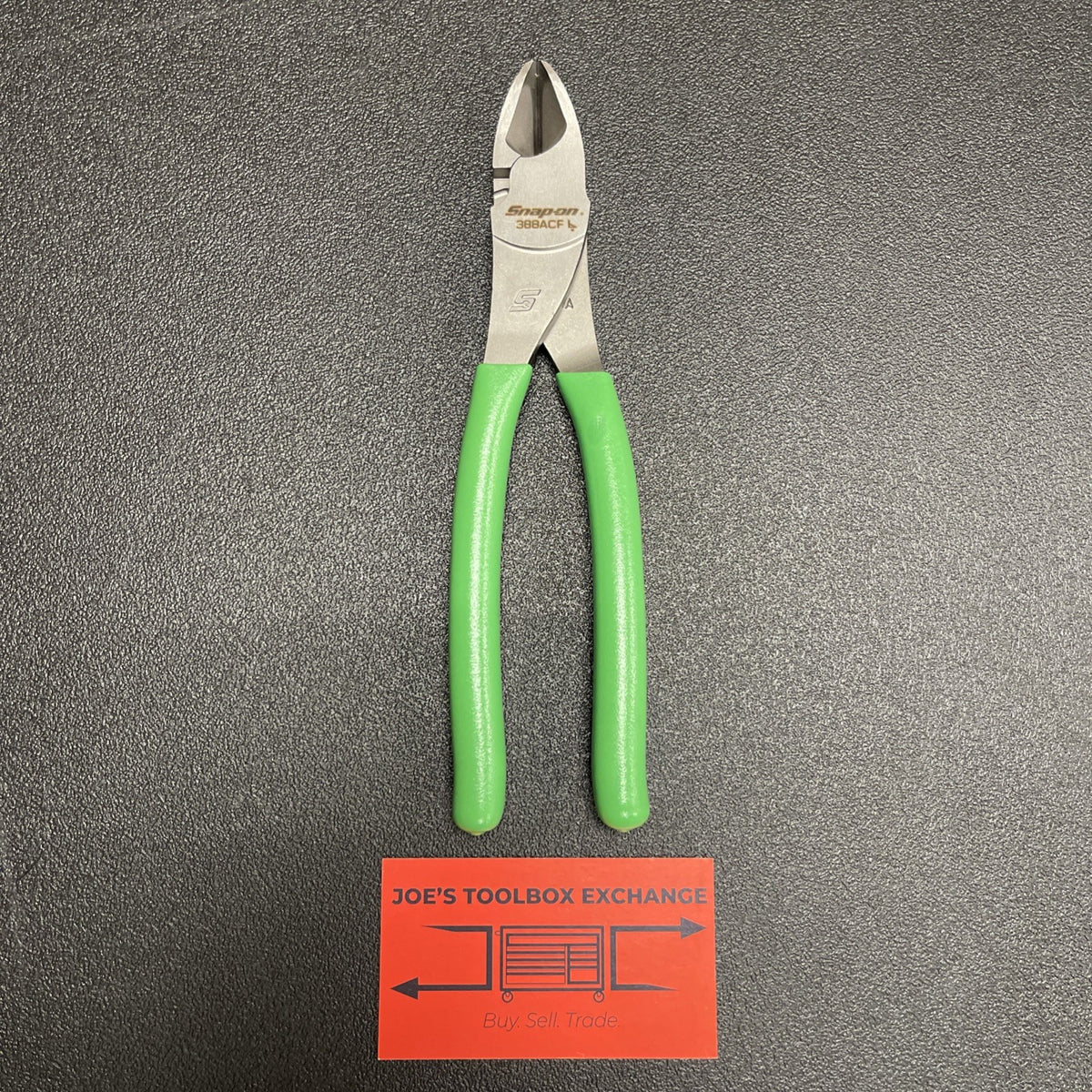 Snap-on Tools USA NEW GREEN 8" Soft Grip High Leverage Cutter Pliers 388ACFG