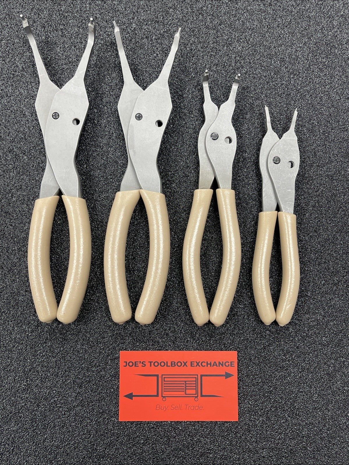 Snap-on Tools USA NEW COMBAT TAN 4pc Snap Ring Plier Set SRPC9090A SRPC9045A