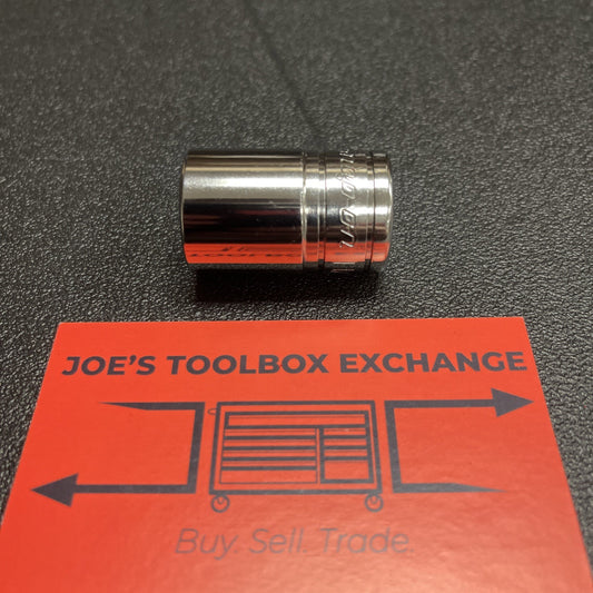 Snap-on Tools USA NEW 1/2" Drive 11/16" SAE 6 Point Shallow Chrome Socket TW221