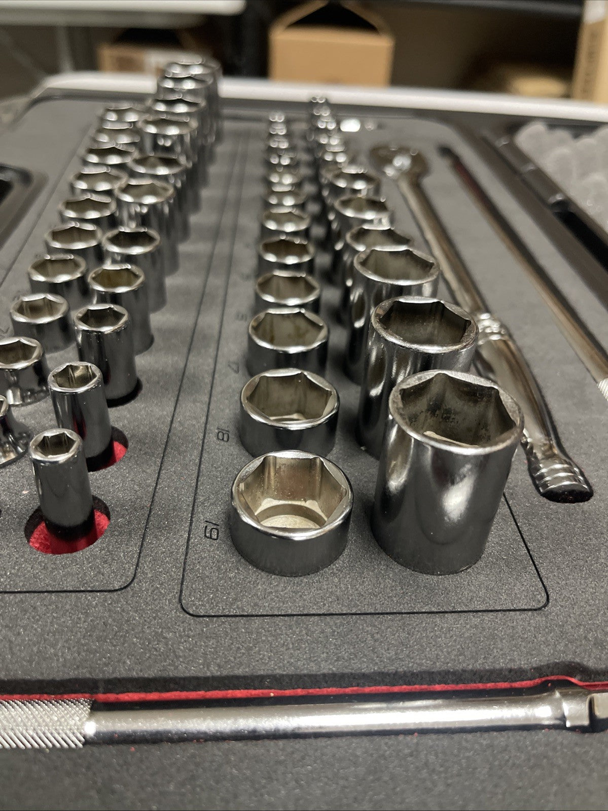 Snap On 51 pc 3/8" Drive 6 Point  Metric SAE General Service Set 251FSMBFR NEW