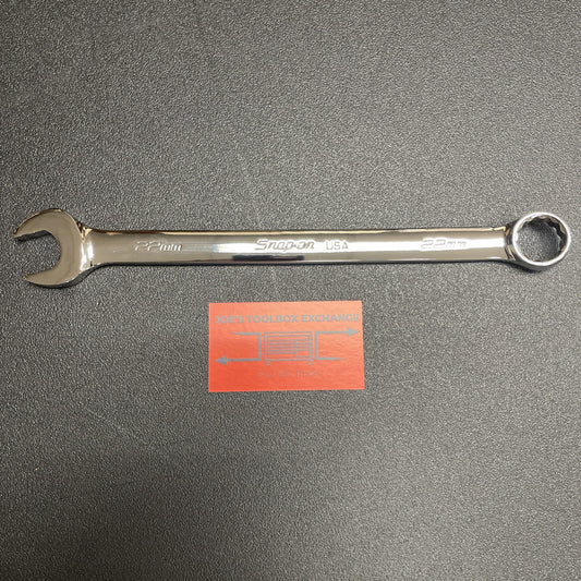 Snap-On Tools USA NEW 22mm Metric Flank Drive PLUS Combination Wrench SOEXM22