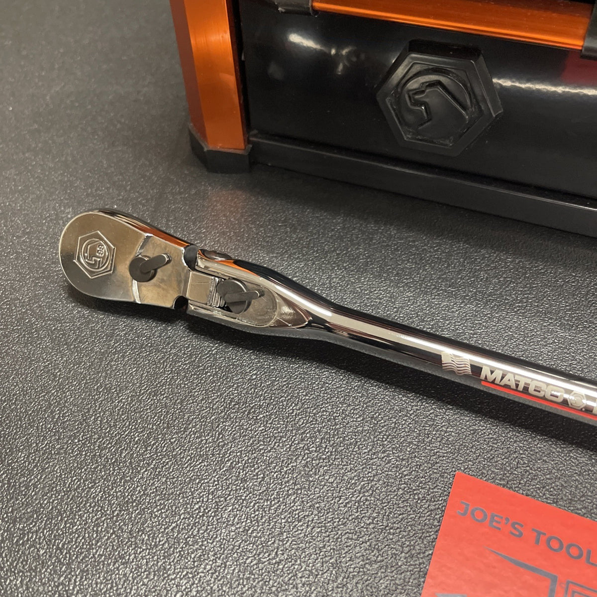 Matco NEW 3/8” Dr. Flex Head Ratchet BFR158LFx BFR158LFSG GRAY 15-1/2” 88 Tooth