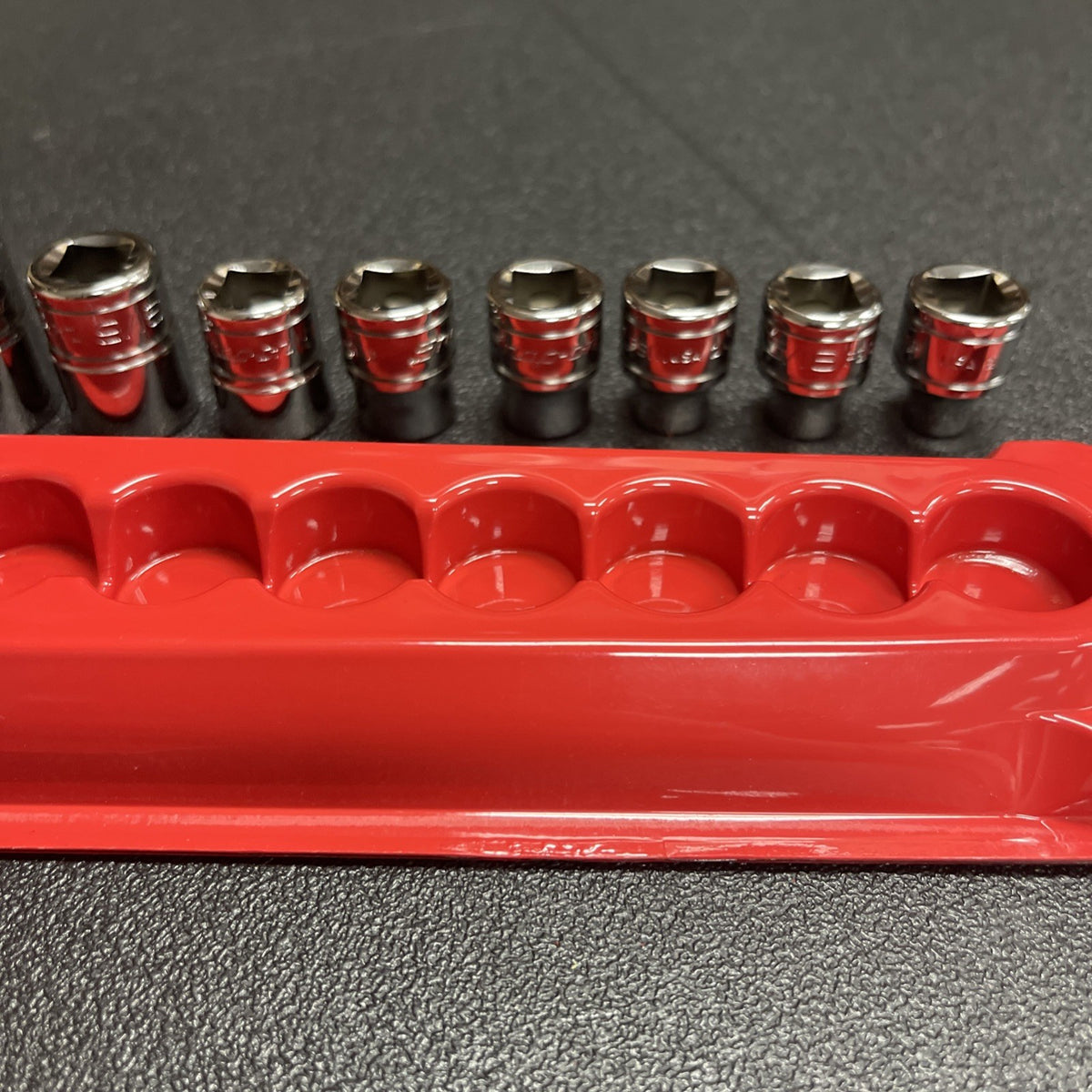 Snap-on 14pc 214FSY 3/8” Drive SAE shallow Socket Set  1/4” To 1” 6 Point Chrome