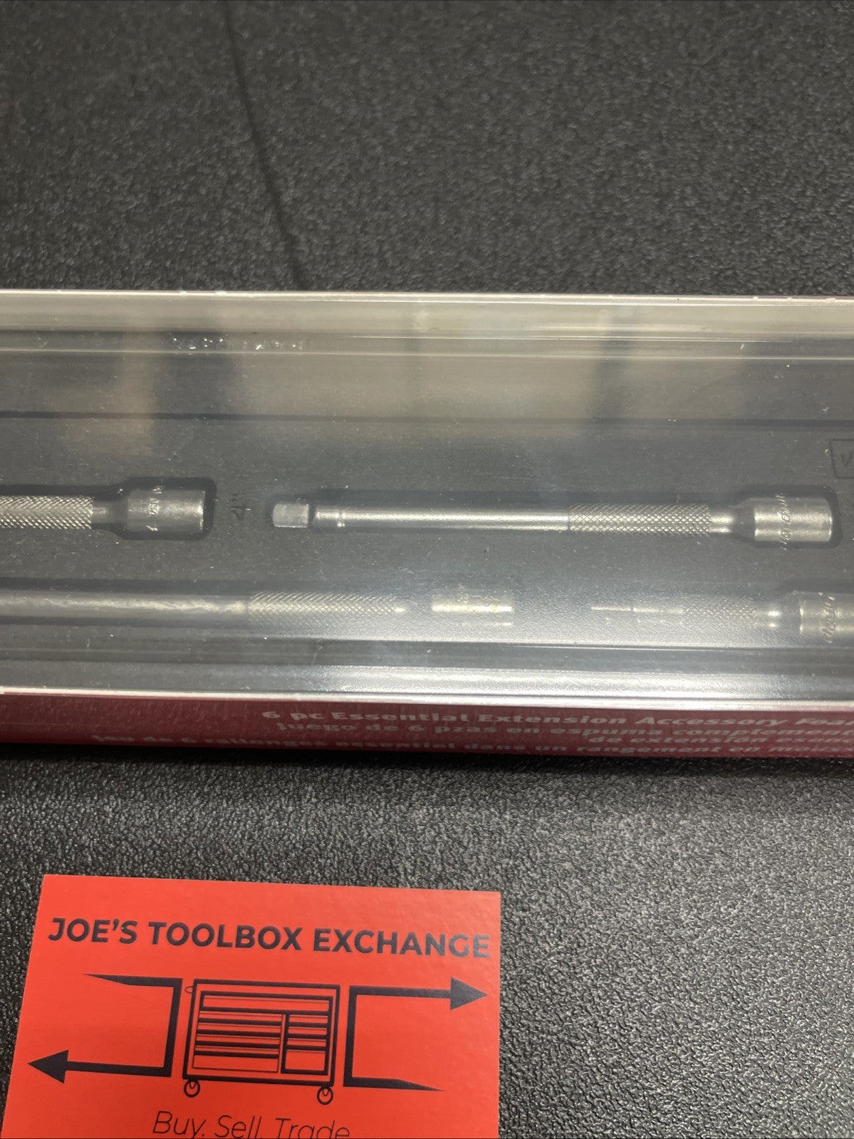 Snap-on Tools NEW 6pc 1/4" Drive Extension DARK TITANIUM Foam Set 106TMXAFDT