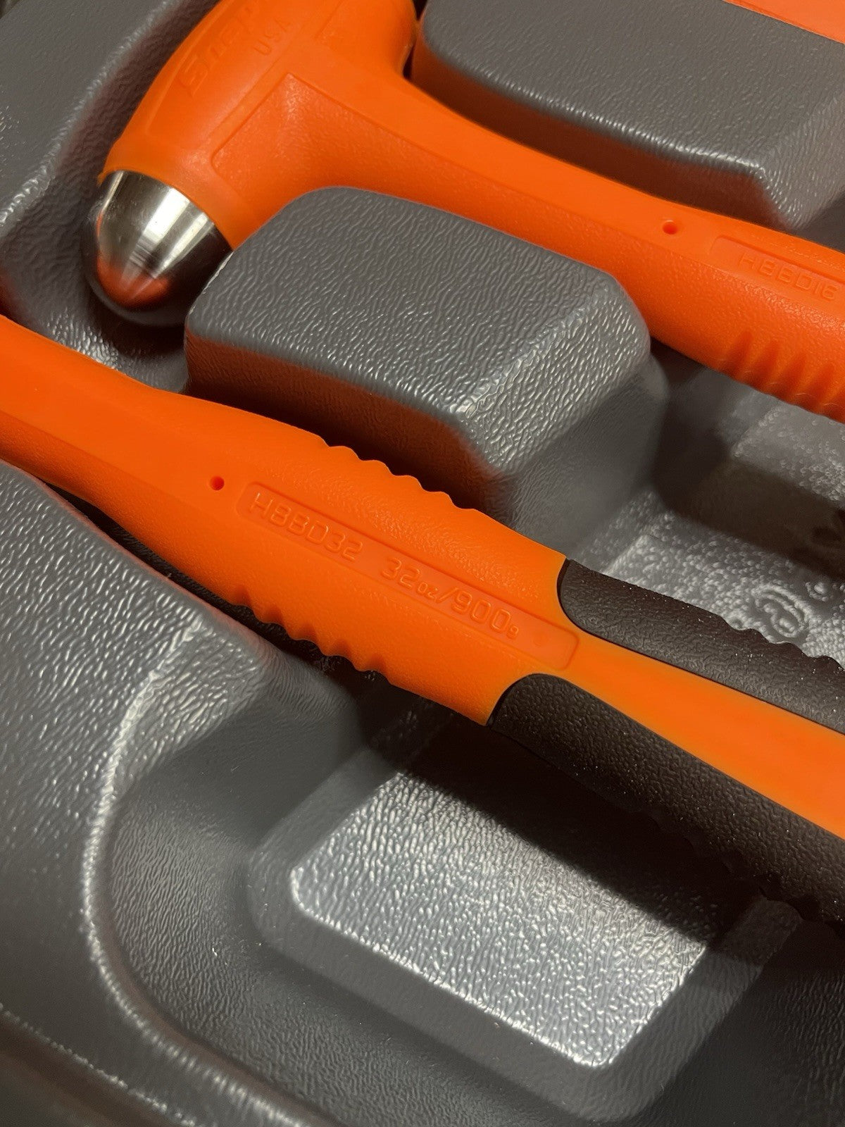 SNAP ON TOOLS HBFEBD106 O ORANGE Dead Blow Hammers 6Pc Ball Peen 16oz 32oz 56oz+