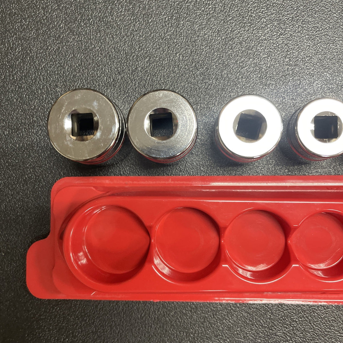 Snap-on 14pc 214FSY 3/8” Drive SAE shallow Socket Set  1/4” To 1” 6 Point Chrome