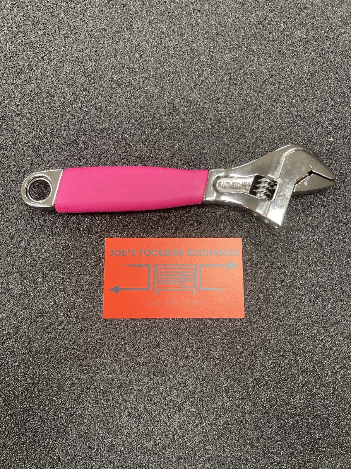 Snap-on Tools NEW ELECTRIC PINK 8" Flank Drive PLUS Adjustable Wrench FADH8C