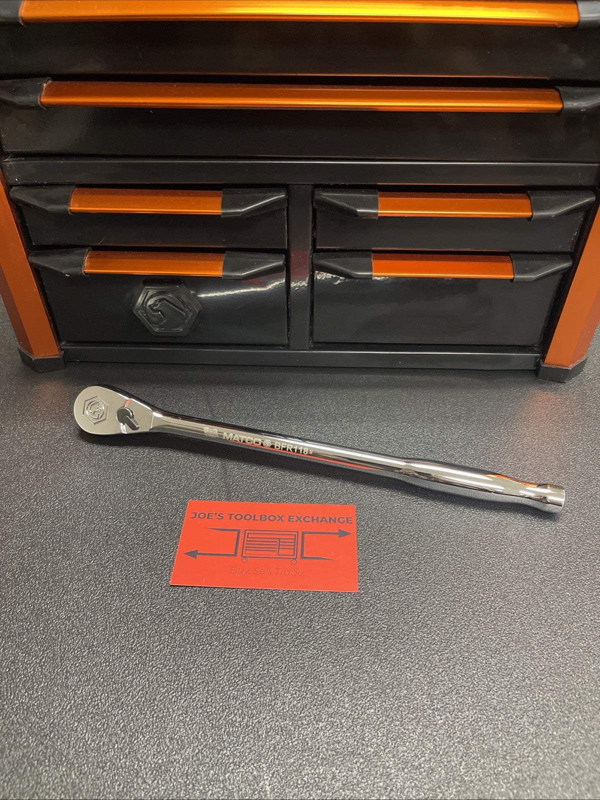 Matco Tools BFR118 3/8" DRIVE 11-3/4" 88 TOOTH FIXED RATCHET CHROM HARD HANDLE
