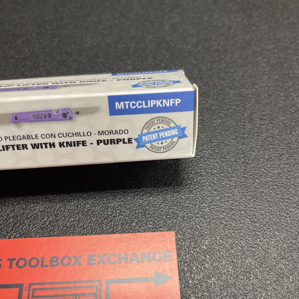 Matco Tools Purple. Folding Panel Clip Lifter Popper Pocket Knife MTCCLIPKNFP