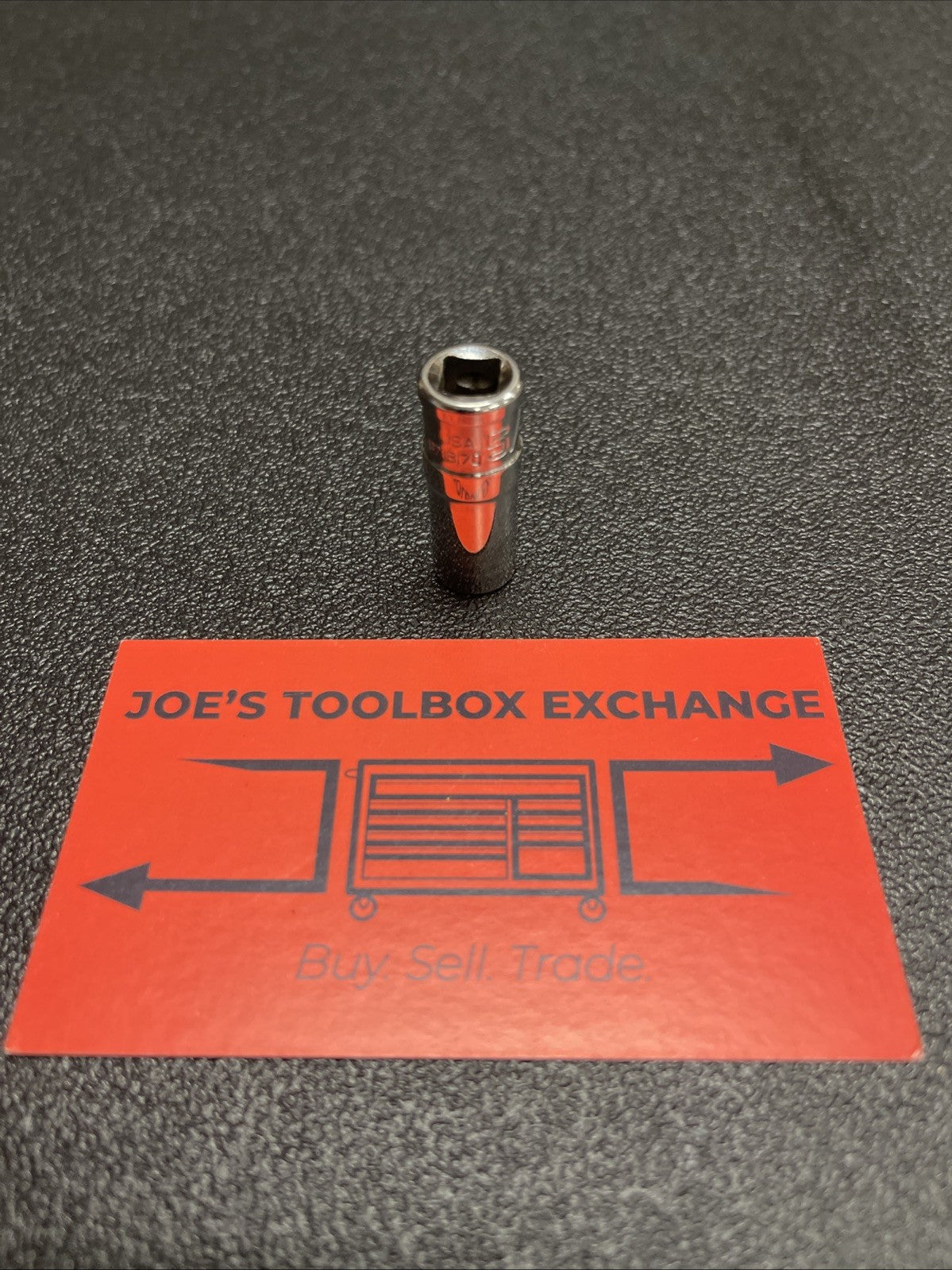Snap-on 1/4" Drive 6-Point SAE 5/16" Flank Drive Xtra Semi-Deep Socket YTMS10