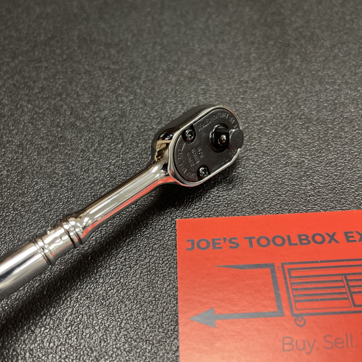Snap-on Tools USA NEW STYLE 1/4" Drive Fine Tooth Chrome Handle Ratchet T72